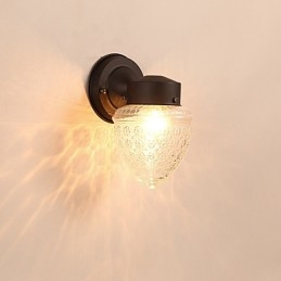 Moderne, Samtidskunstnerisk Svart Oksidfinish For Mini-Stil, Omgivelseslys, Vegglampe