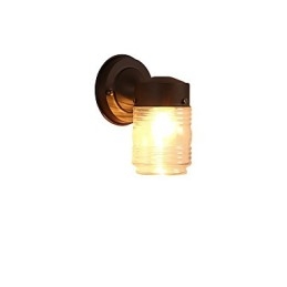 Vegglampe Moderne Samtidsstil Sort Oksidfinish Funksjon For Mini-Stil Omgivelseslys Vegglampetter