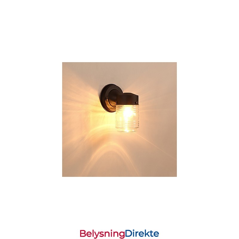 Vegglampe Moderne Samtidsstil Sort Oksidfinish Funksjon For Mini-Stil Omgivelseslys Vegglampetter