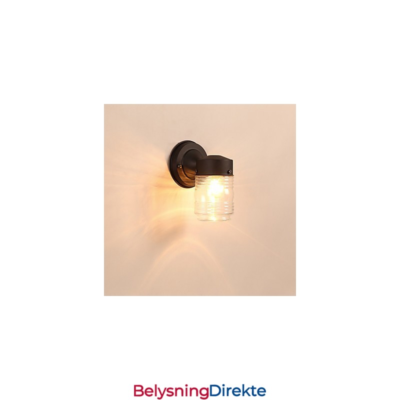 Vegglampe Moderne Samtidsstil Sort Oksidfinish Funksjon For Mini-Stil Omgivelseslys Vegglampetter