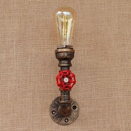 Landlig Retro-Maleri For Mini-Stil Omgivelseslys Vegglampe