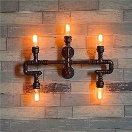 Integrert Moderne Samtidskunstnerisk Moderne Samtidsmalerifunksjon For Omgivende Lysvegglamper