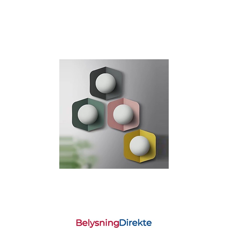 Moderne Og Samtidskunst I Ministil Med Omgivelseslys, Vegglampe