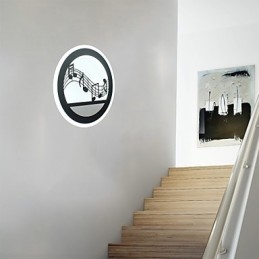 Kreativ Nattbordslampe Til Soverom, Akryl, Inngangsgang, Enkel, Moderne, Trappe- Og Balkonglampe