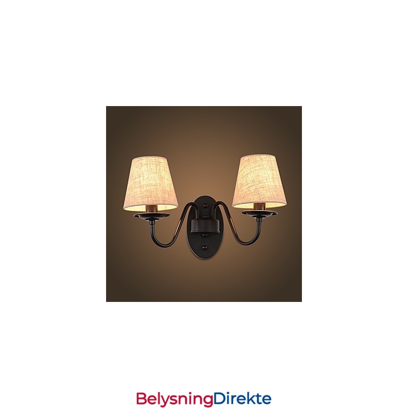 Rustikk Hytte Enkel Vintage-Maleri Omgivelseslys Vegglampe Vegglampe