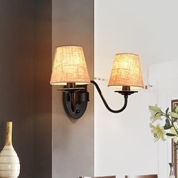 Rustikk Hytte Enkel Vintage-Maleri Omgivelseslys Vegglampe Vegglampe