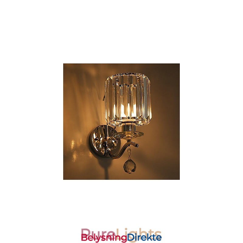 Krystall Moderne Samtids Galvanisert Opplyst Vegglampe Vegglampe