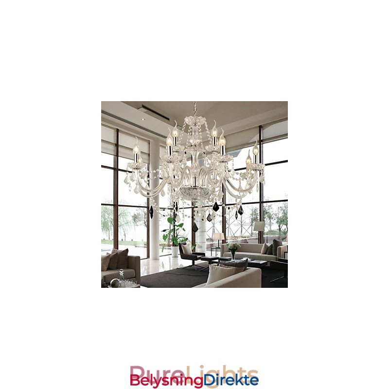 Moderne, Samtidskunstnerisk Krystallglasslysekrone