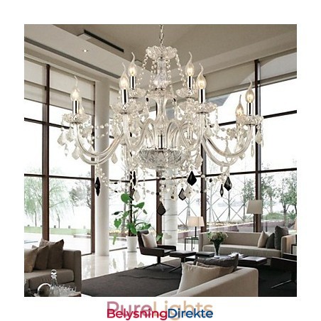 Moderne, Samtidskunstnerisk Krystallglasslysekrone