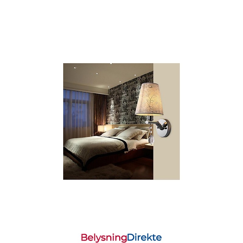 Krystall Moderne Samtidsstil Andre Funksjoner Opplyst Vegglampe Vegglampe