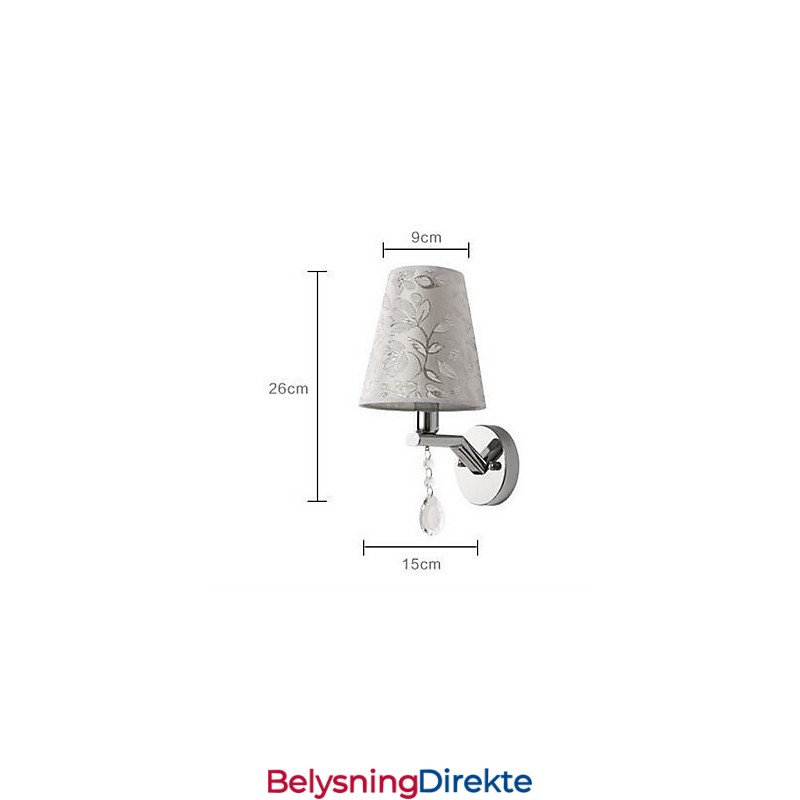 Krystall Moderne Samtidsstil Andre Funksjoner Opplyst Vegglampe Vegglampe