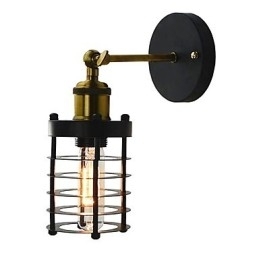 Enkel Vintage Landlig Retro-Malerifunksjon For Mini-Stil Omgivelseslysvegglamper