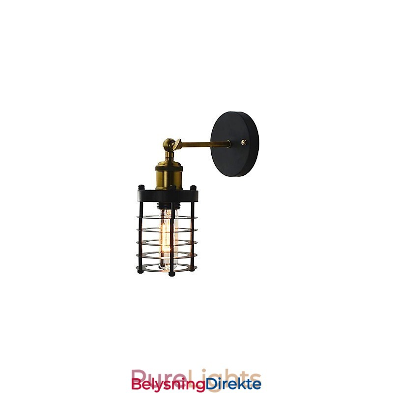 Enkel Vintage Landlig Retro-Malerifunksjon For Mini-Stil Omgivelseslysvegglamper