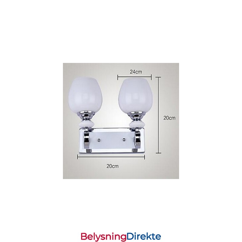 Moderne Samtids Galvanisert Opplyst Vegglampe Vegglampe