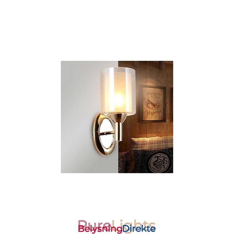 Moderne Samtids Galvanisert Opplyst Vegglampe Vegglampe