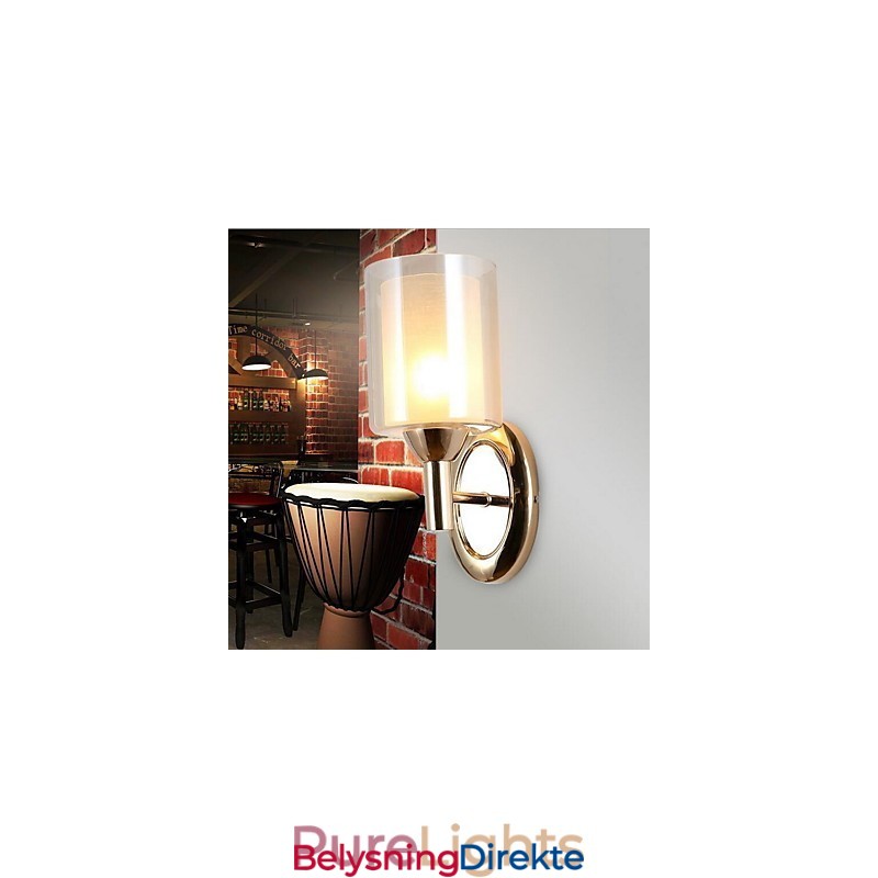 Moderne Samtids Galvanisert Opplyst Vegglampe Vegglampe