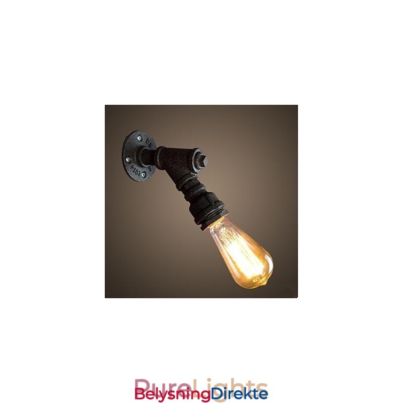 Rustikk Hyttemaling For Buet Omgivelseslys Vegglampe