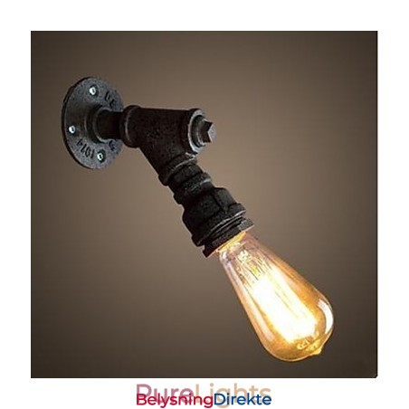 Rustikk Hyttemaling For Buet Omgivelseslys Vegglampe