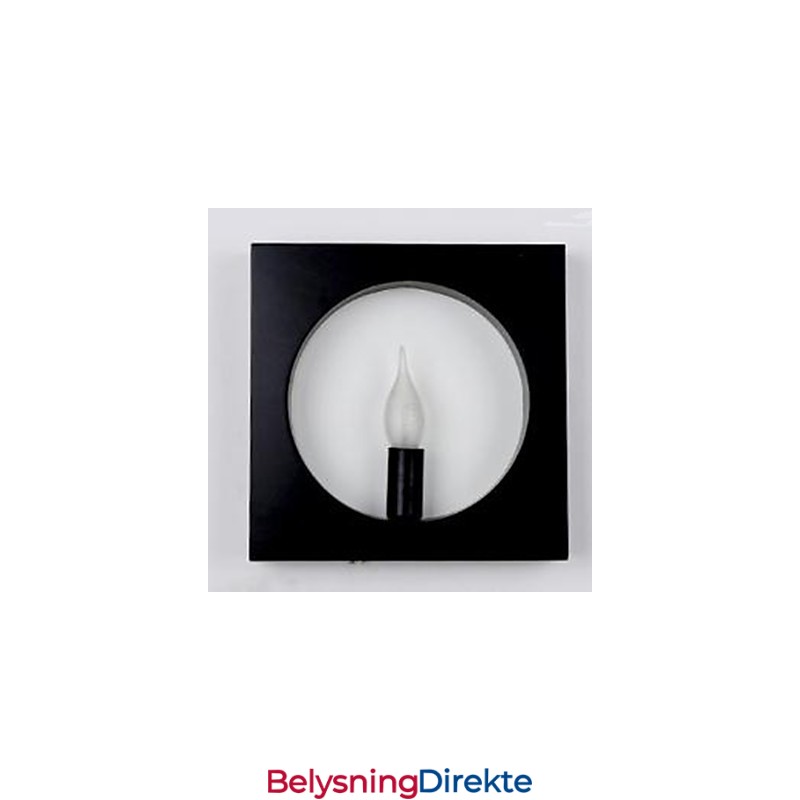 Moderne Enkel Jernkunstvegglampe Kreativ Stue Bakgrunn Hall Hodegjerde Firkantet Ramme Dekorasjon Lamper Og Lanterner