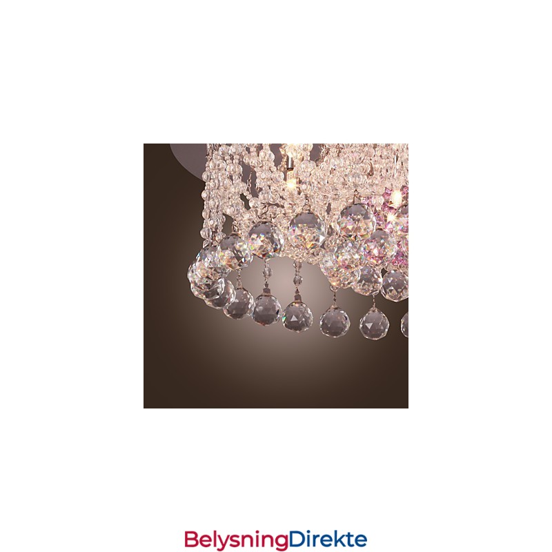 Luksuriøs Krystalllysekrone Med 12 Lys Louis Design