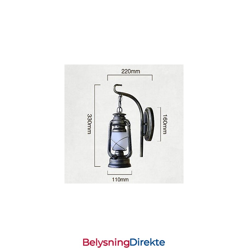 Vintage Andre Funksjoner Opplyst Vegglampetter Vegglampe