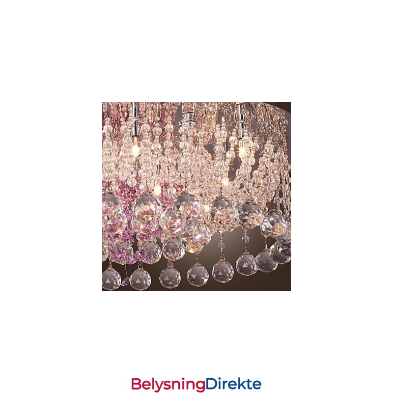Luksuriøs Krystalllysekrone Med 12 Lys Louis Design