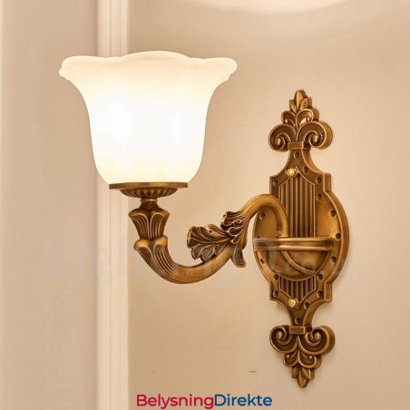 Enkelt Lys Tradisjonell Klassisk Stue Spisestue Soverom Metall Luksuriøs Innendørs Vegglampe