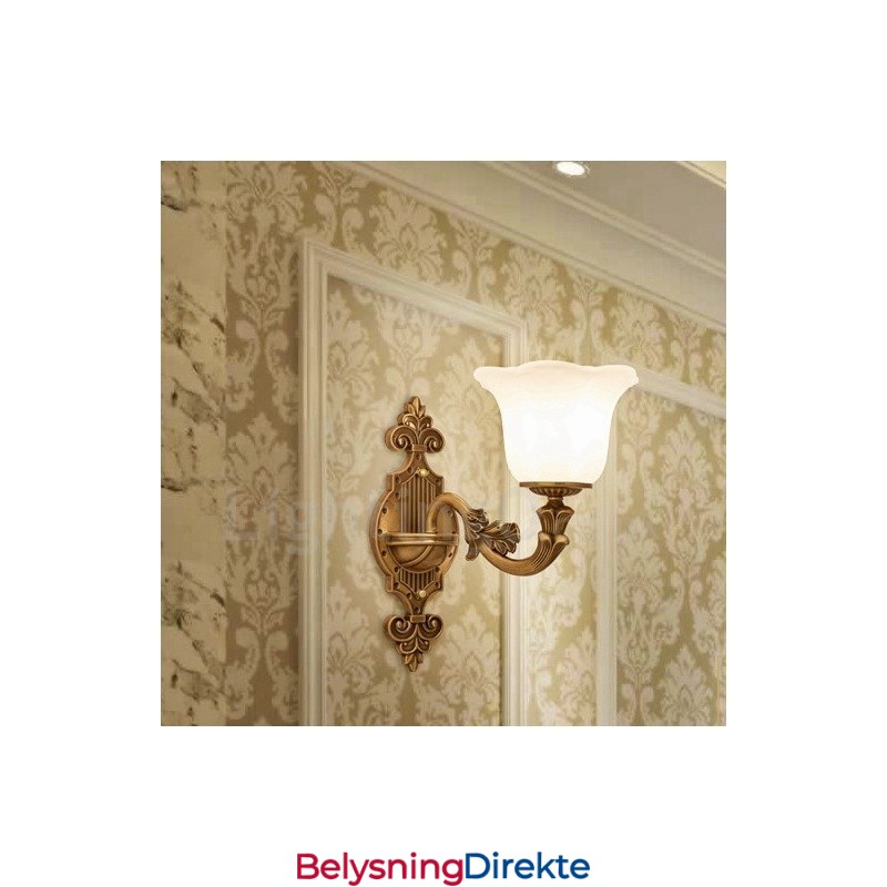 Enkelt Lys Tradisjonell Klassisk Stue Spisestue Soverom Metall Luksuriøs Innendørs Vegglampe