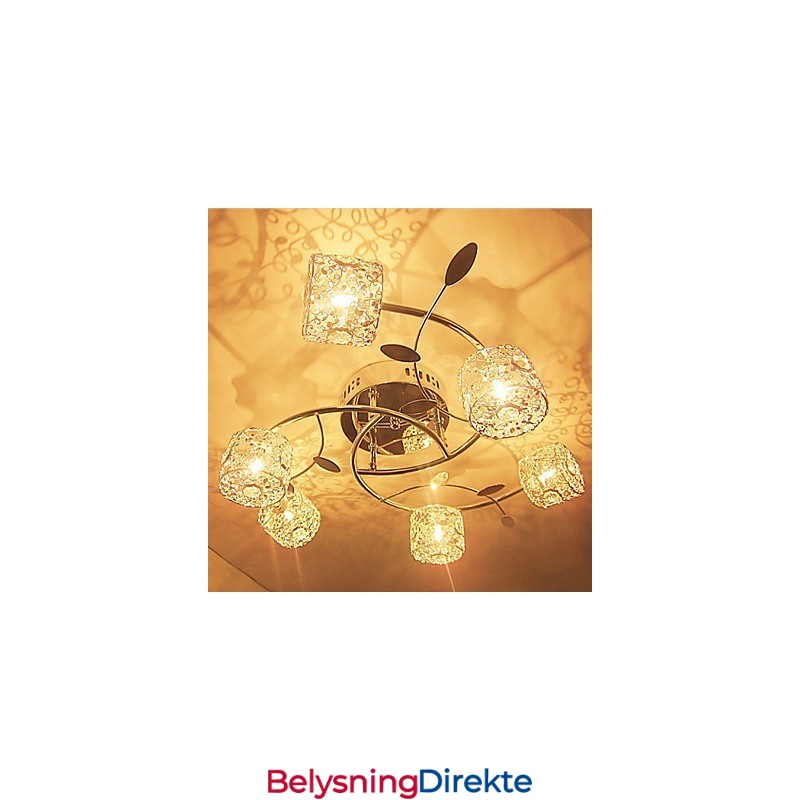 Moderne Samtidskunst Krystall Galvanisert Innfelt Montering