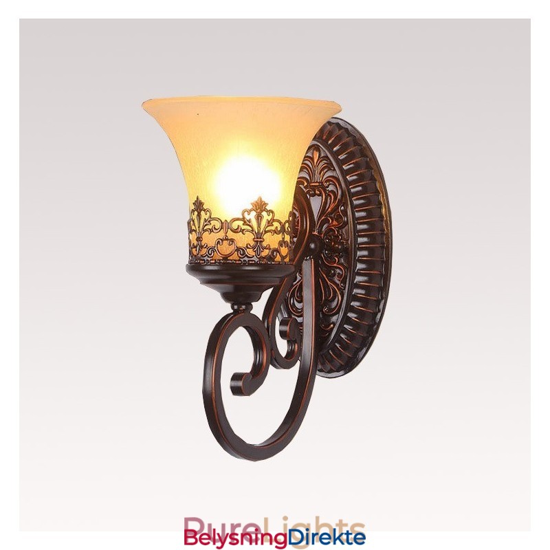 Enkelt Lys Rustikk Hytte Stue Spisestue Soverom Metall Innendørs Vegglampe