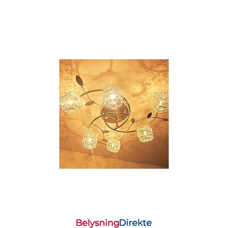 Moderne Samtidskunst Krystall Galvanisert Innfelt Montering