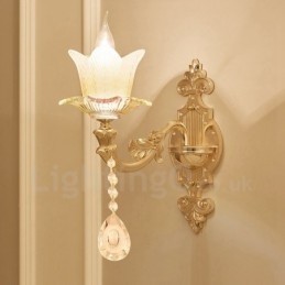 Enkelt Lys Tradisjonell Klassisk Stue Spisestue Soverom Metallstearinlys Innendørs Vegglampe