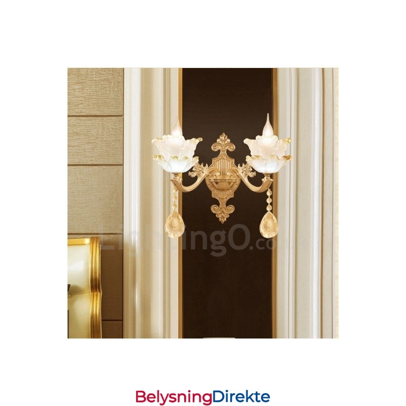 Lys Tradisjonell Klassisk Stue Spisestue Soverom Metall Innendørs Vegglampe