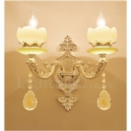 Lys Tradisjonell Klassisk Stue Spisestue Soverom Metall Innendørs Vegglampe