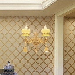 Lys Tradisjonell Klassisk Stue Spisestue Soverom Metall Innendørs Vegglampe