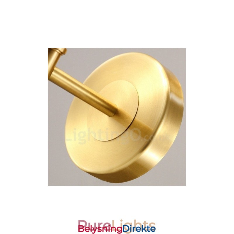 Enkeltlys Tradisjonell Klassisk Kobber Innendørs Vegglampe