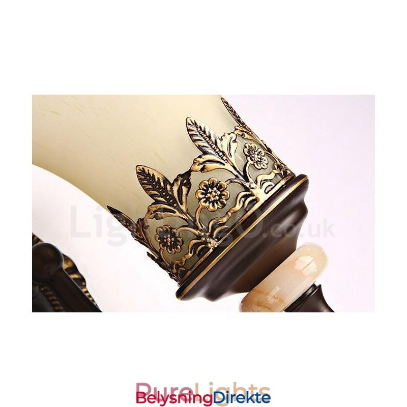 Enkelt Lys Tradisjonell Klassisk Stue Spisestue Soverom Metall Innendørs Vegglampe