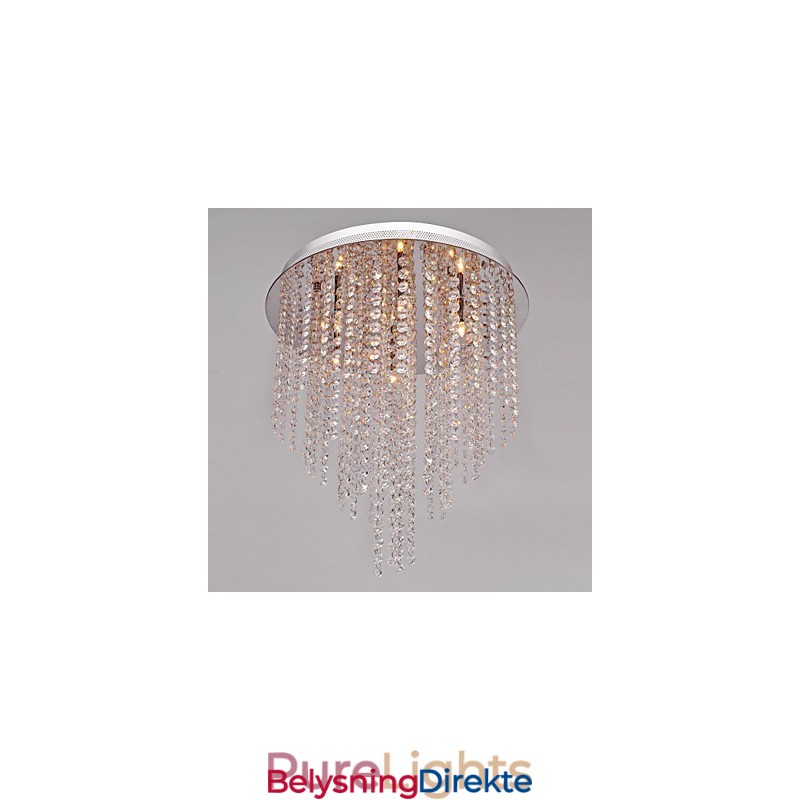 Moderne Samtids Krystall Mini Stil Galvanisert Metall Innfelt Montering