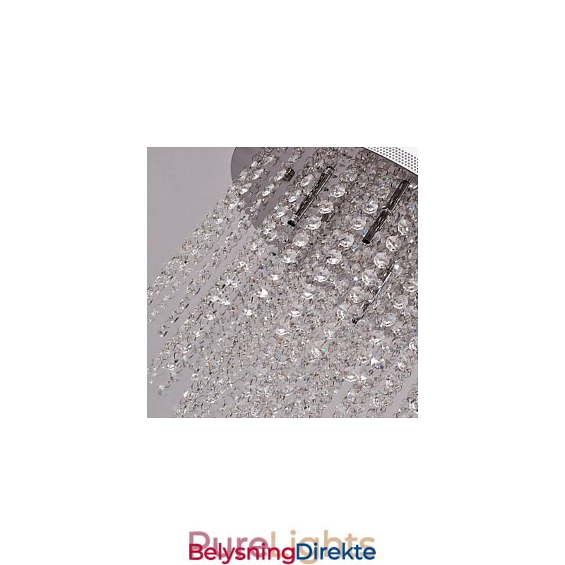 Moderne Samtids Krystall Mini Stil Galvanisert Metall Innfelt Montering