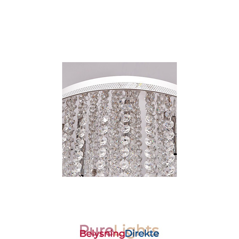 Moderne Samtids Krystall Mini Stil Galvanisert Metall Innfelt Montering