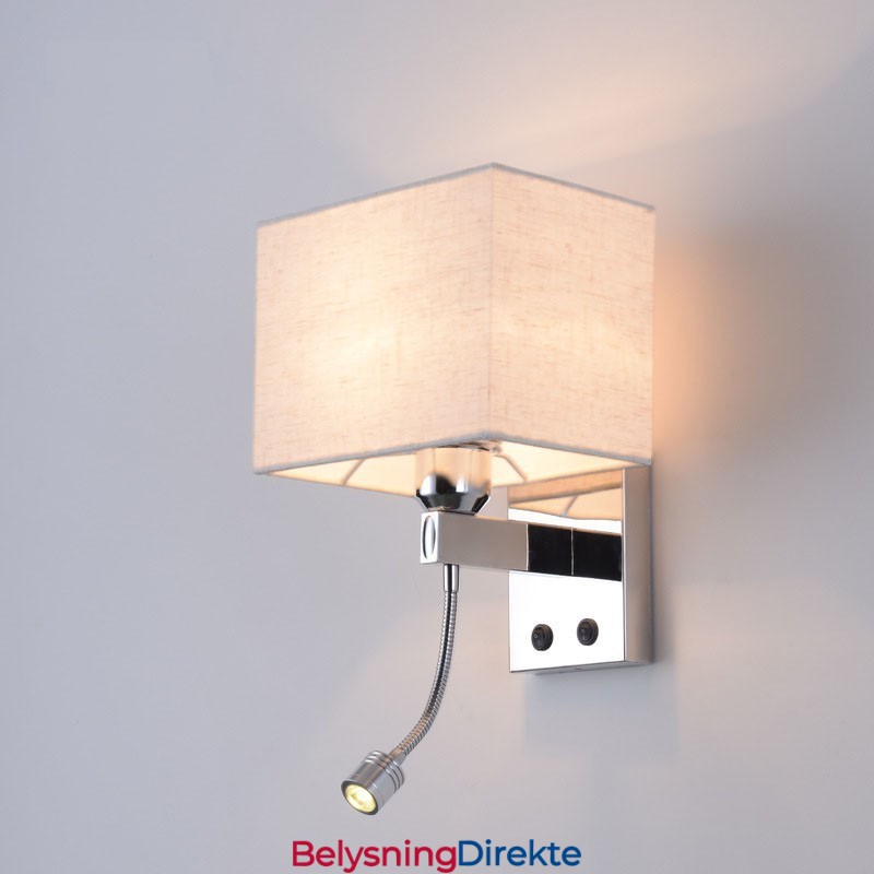 Det Moderne Hotellrommet Lese Kreativt Stoff Korridor Balkong Nattbordslampe Vegglampe