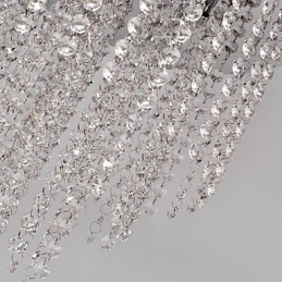 Moderne Samtids Krystall Mini Stil Galvanisert Metall Innfelt Montering