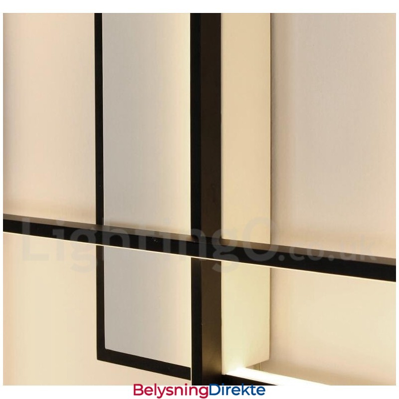 Moderne, Moderne Taklampe I Aluminium, Veggmontert Med Fjernkontrolldimmer For Stue, Soverom