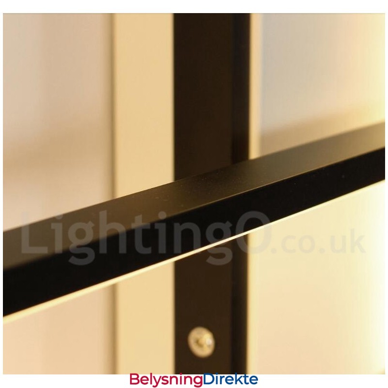 Moderne, Moderne Taklampe I Aluminium, Veggmontert Med Fjernkontrolldimmer For Stue, Soverom