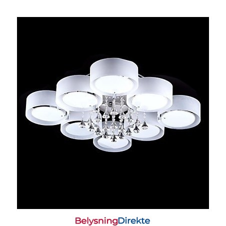 Moderne Samtids Krom Metall Innfelt Montering