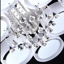 Moderne Samtids Krom Metall Innfelt Montering