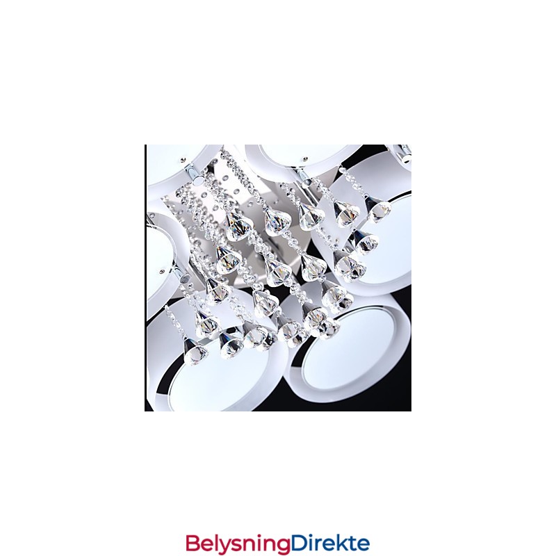 Moderne Samtids Krom Metall Innfelt Montering