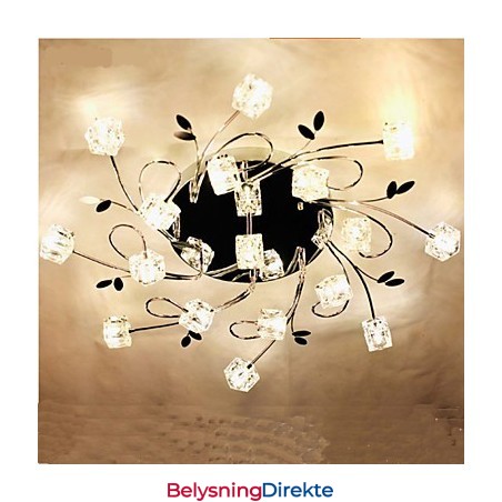 Klassisk Taklampe I Iskrystall