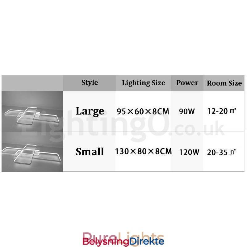 Moderne, Moderne Taklampe I Aluminium, Veggmontert Med Fjernkontrolldimmer For Stue, Soverom, Kan Også Brukes Som Vegglampe