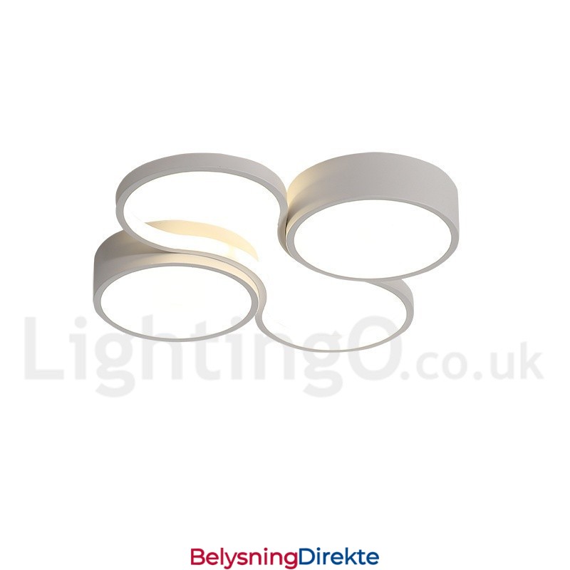 Dimbar Moderne, Moderne Taklampe I Aluminium, Innfelt Lampe For Stue, Soverom, Kan Også Brukes Som Vegglampe